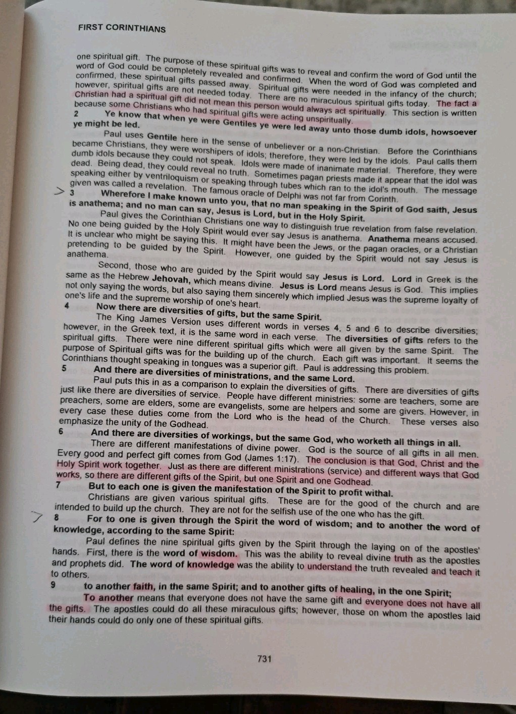 New Testament Commentary by Jim Sheerer – 2001 – GOOD Cond