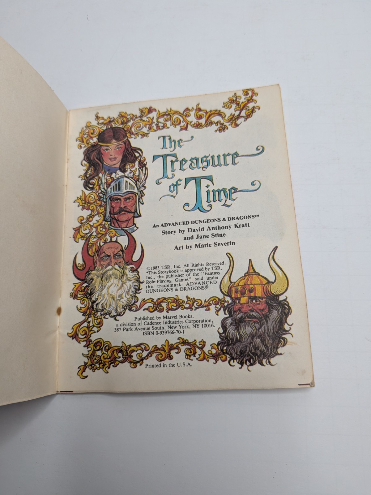 THE TREASURE OF TIME (ADVANCED DUNGEONS & DRAGONS) By David Anthony Kraft