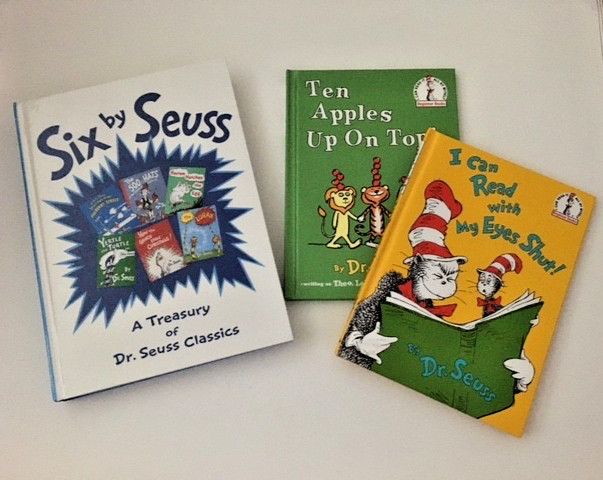 Six by Suess by Dr. Seuss (1995, Hardcover) plus 2 more books!