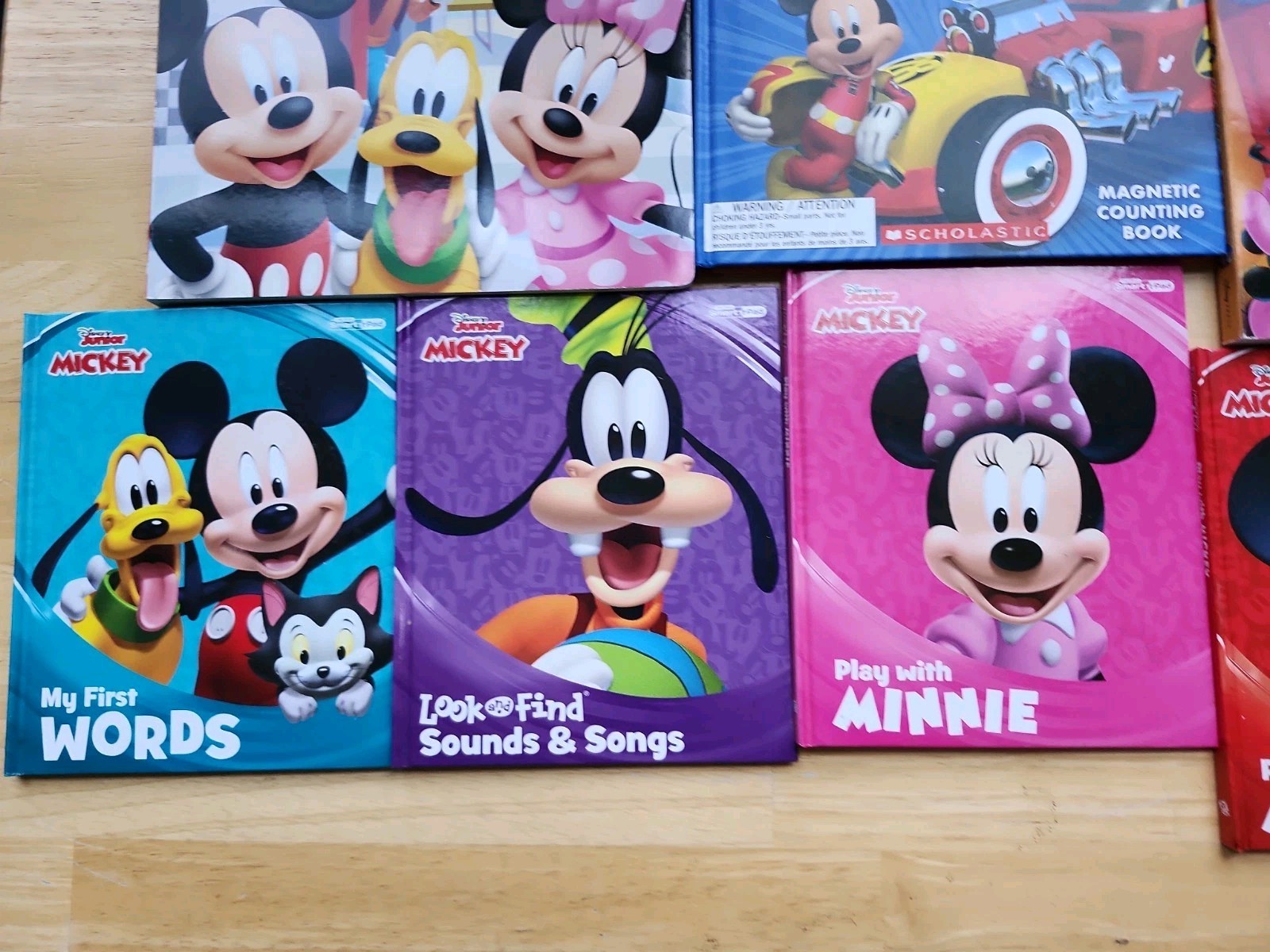 Disney Mickey Mouse Children&rsquo;s HC Book Lot Disney Junior Play With