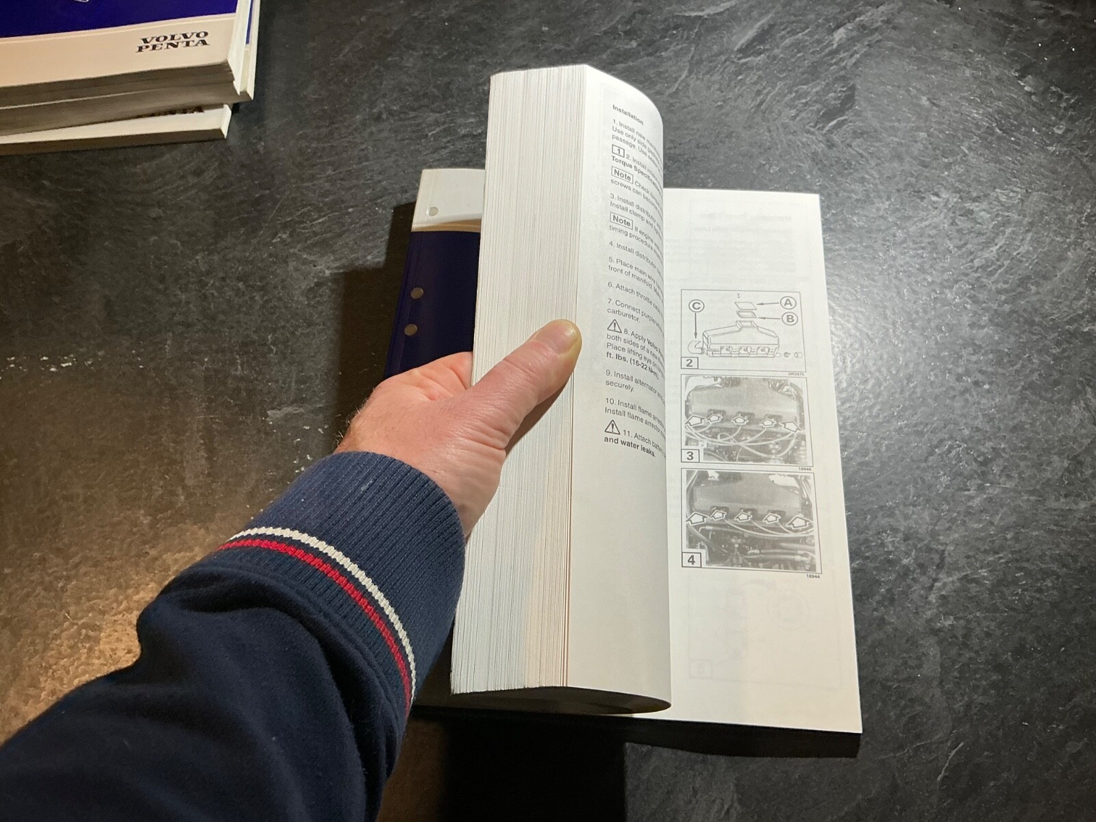 1998 Volvo Penta « BY » Factory Workshop Manual 3.0L, 4.3L, 5.0L, 5.7L, 7.4L, 8.2L