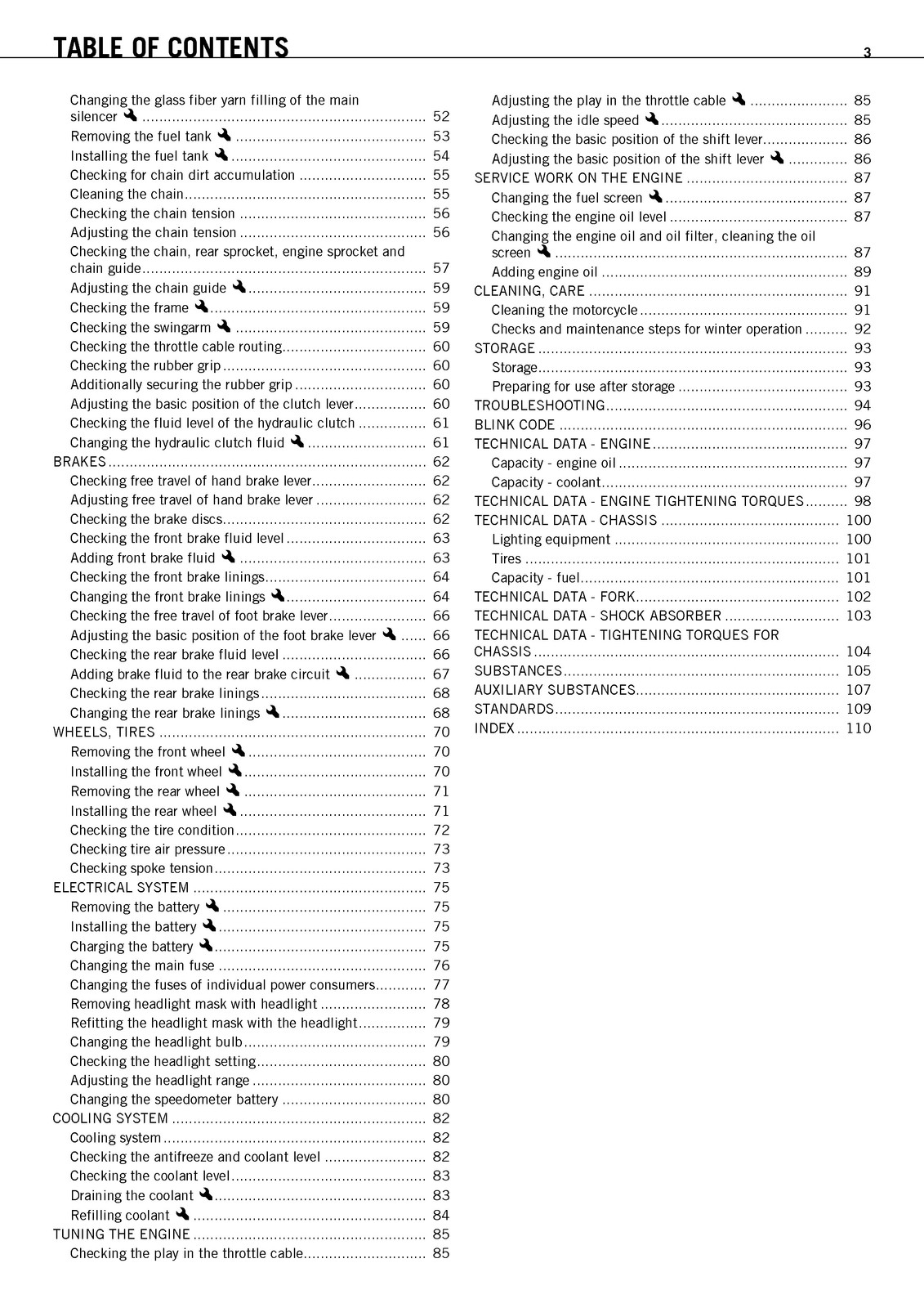 KTM 350 EXC-F Motorcycle Owners Manual 2012 – STEEL WIRE BOUND – TOUGH COVERS