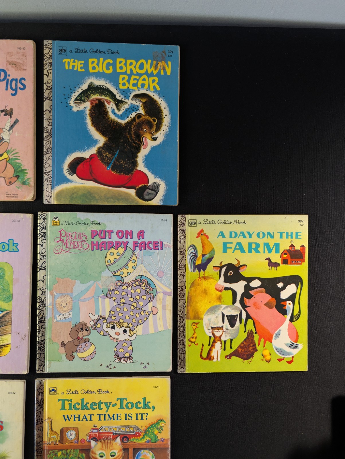 Lot Of 10 Little Golden Books – Nursery Rhymes – Animals – Farm – Vintage