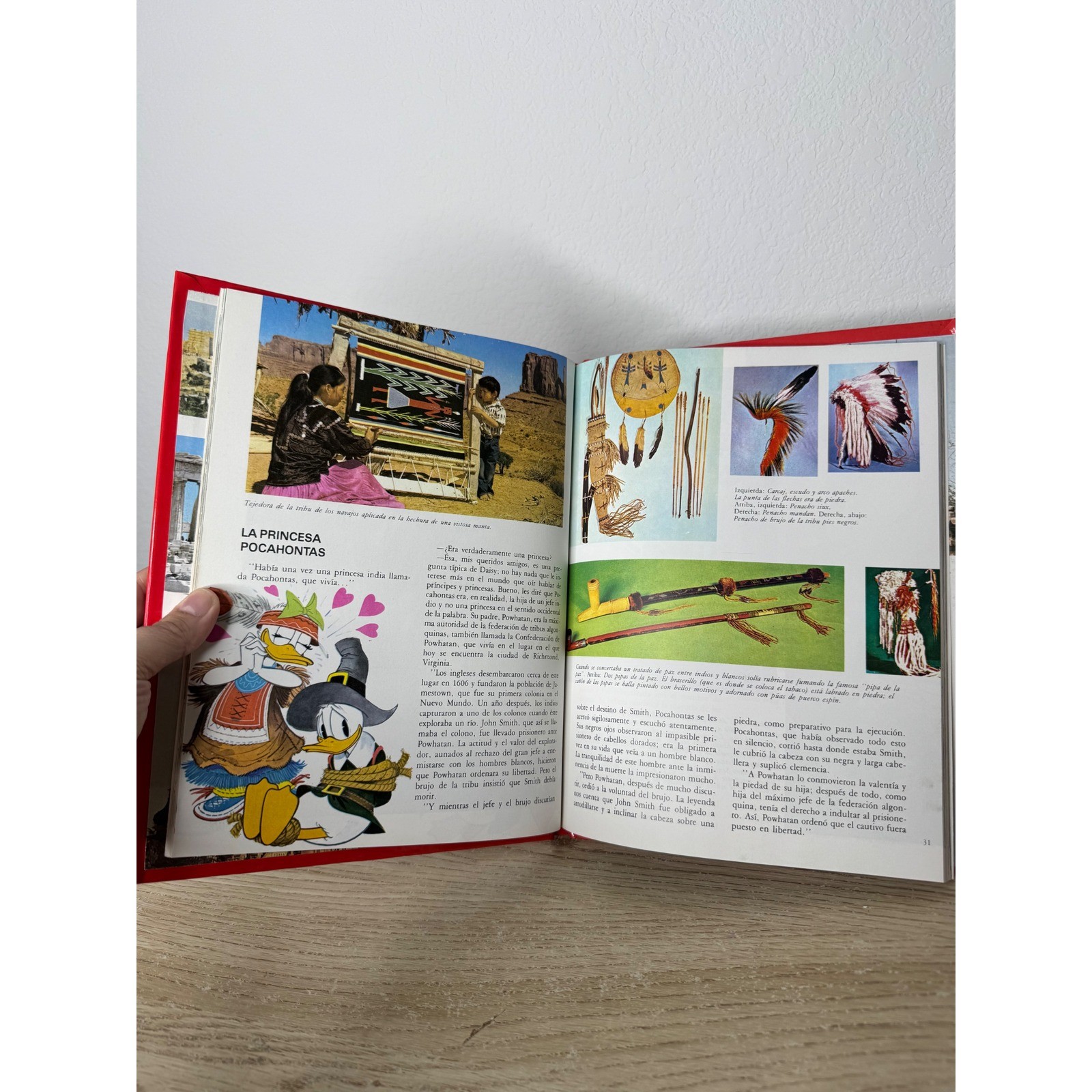 Walt Disney Tesoros Del Saber Vol 18 El Lejano Oeste Spanish Hardcover Book 1990