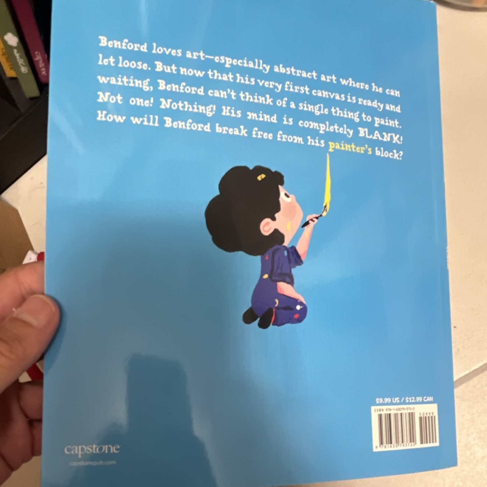 Capstone Benford Draws a Blank Picture Book Illustrated Ages 4-8 Dufayet