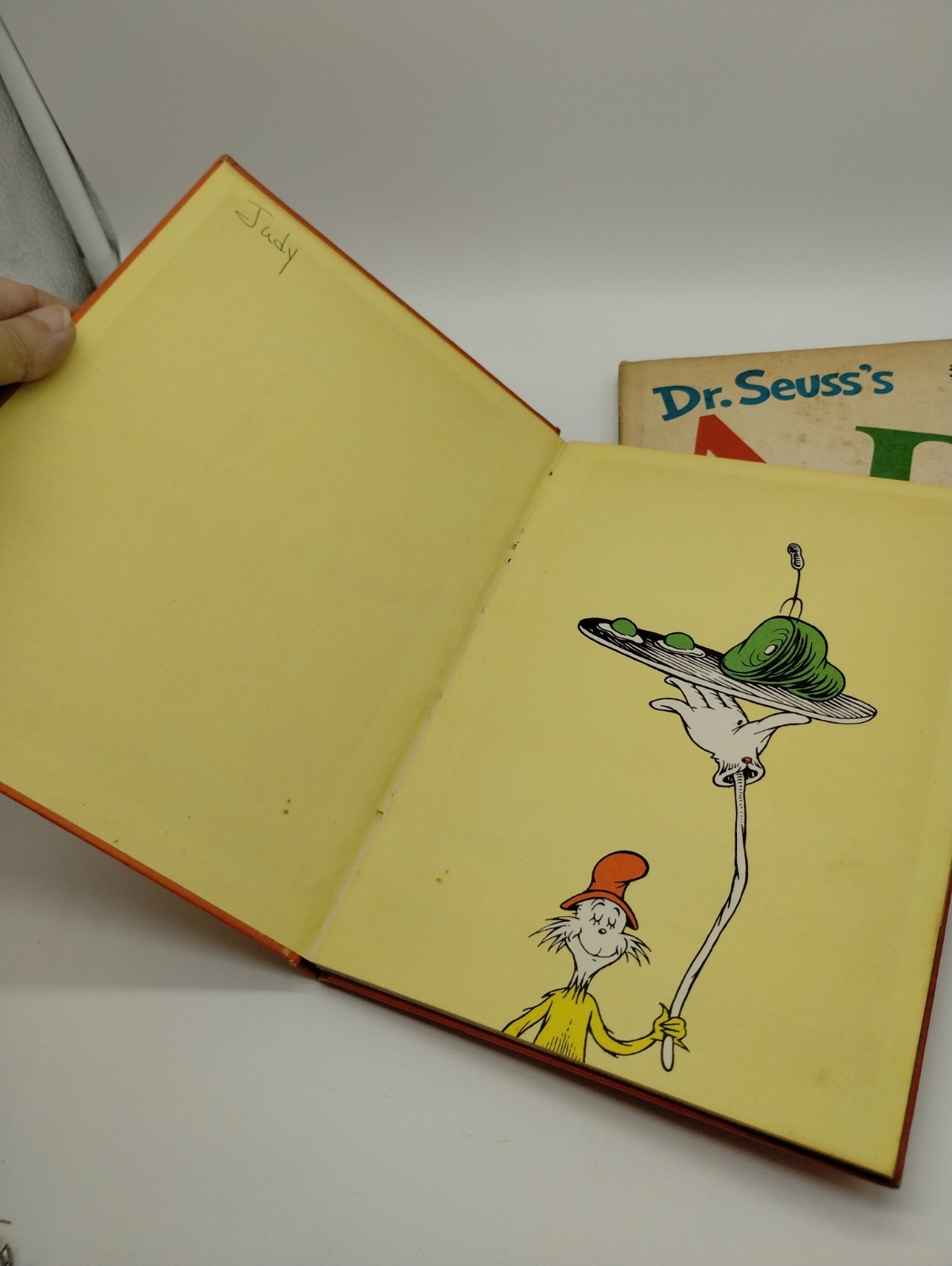 Lot Of 2 Vintage 1960 Dr. Suess Green Eggs & Ham 1963 ABC&rsquo;s Hardcover Books