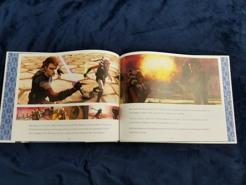 Star Wars the Clone Wars the battle begins hardback children&rsquo;s book 11 by 8.5 in