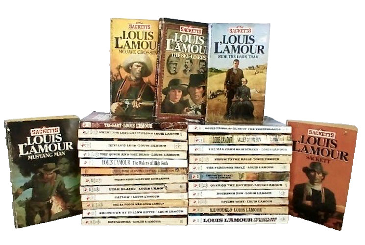 Louis L&rsquo;Amour Lot of 28 Western Paperbacks