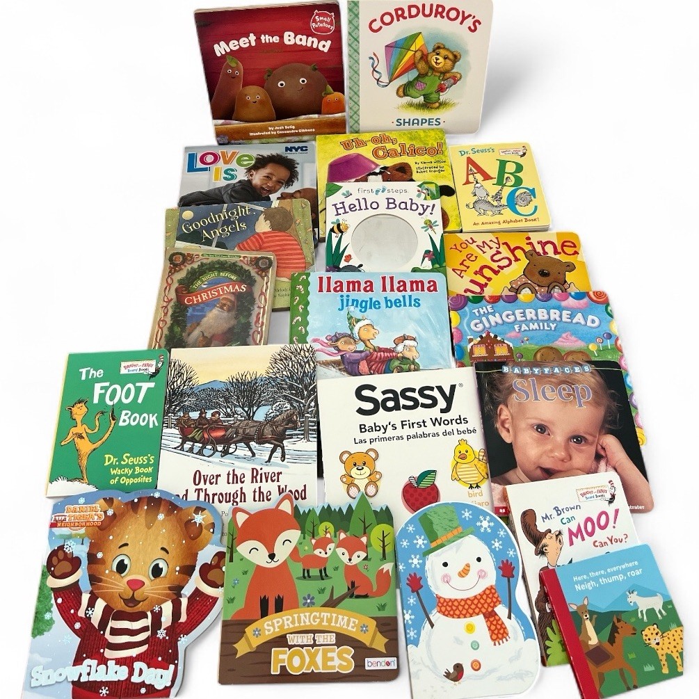 Lot of 20 – Board Books for Children&rsquo;s/ Kids/ Toddler Babies/Preschool
