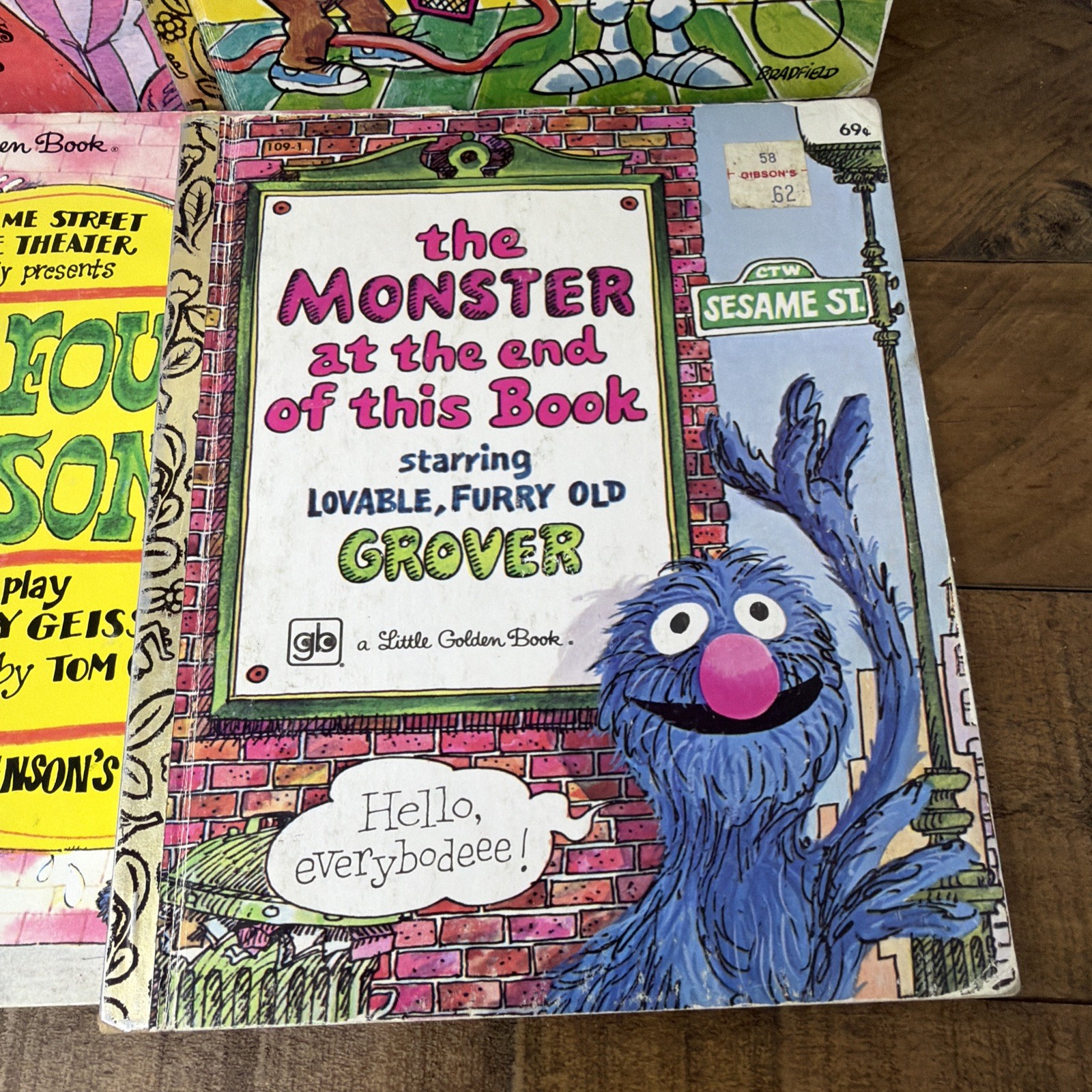 Sesame Street A Little Golden Book Vintage Children&rsquo;s Books 1970-80s