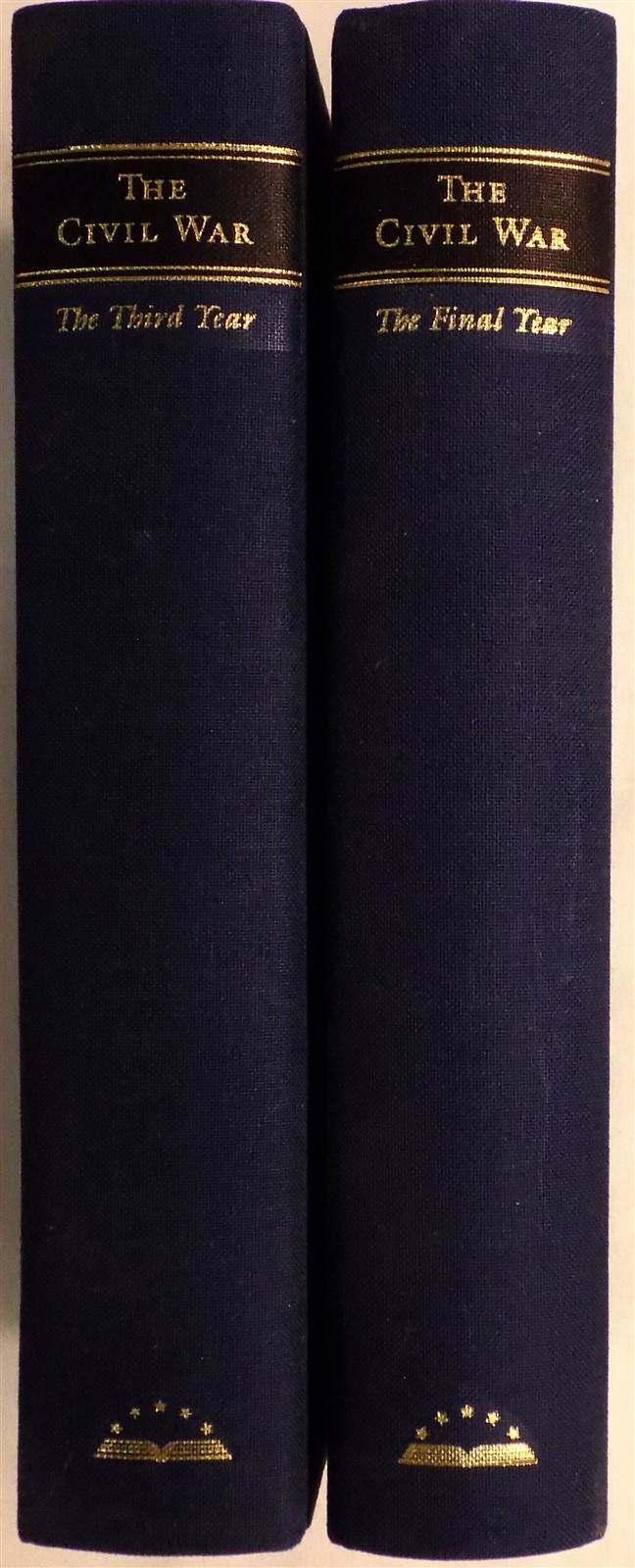 LOT OF 2 The Civil War The 3RD + Final Year The Library Of America! Hardback