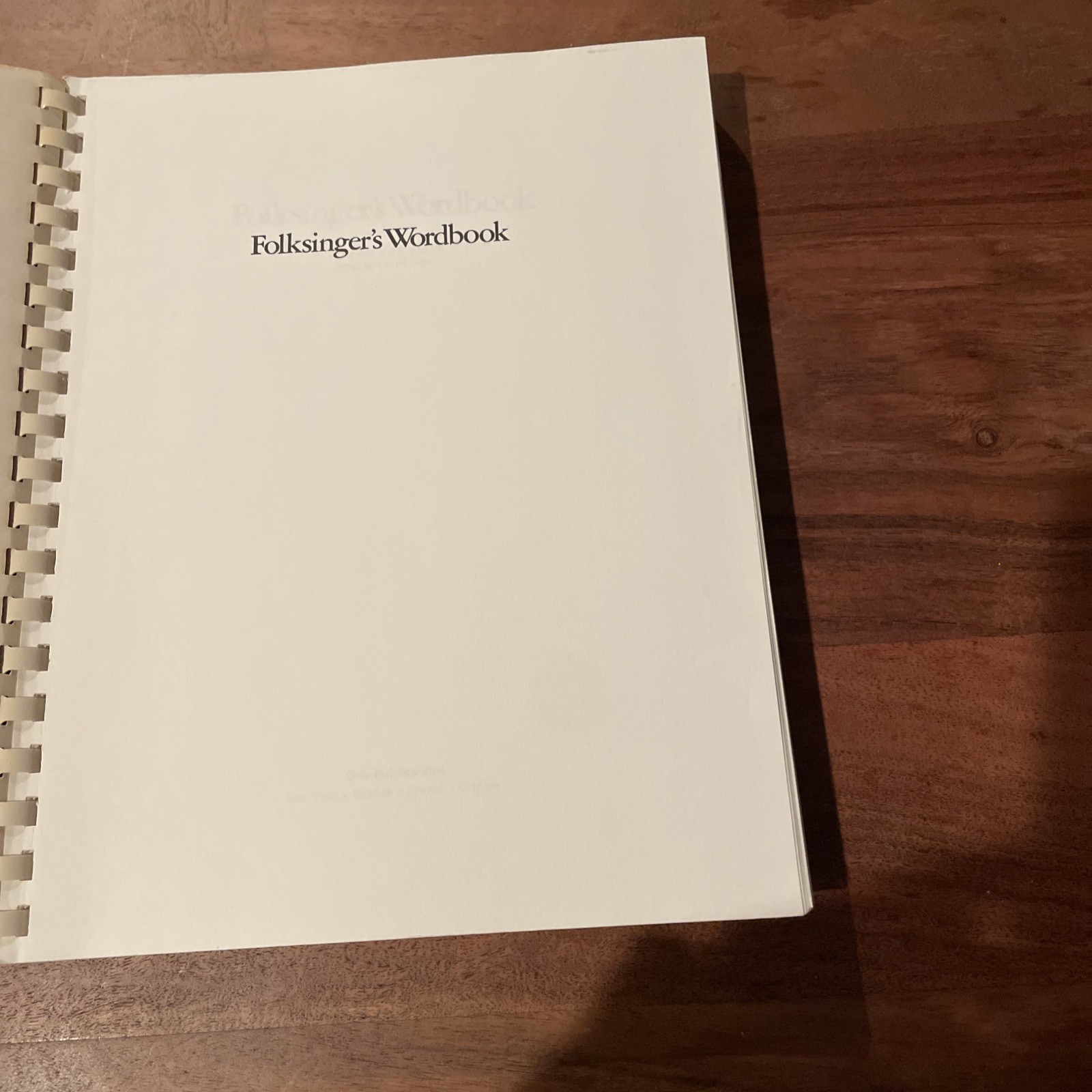 Folksinger&rsquo;s Wordbook Deluxe Edition Fred & Irwin Silber 1973 Oak Pub 1000 Songs