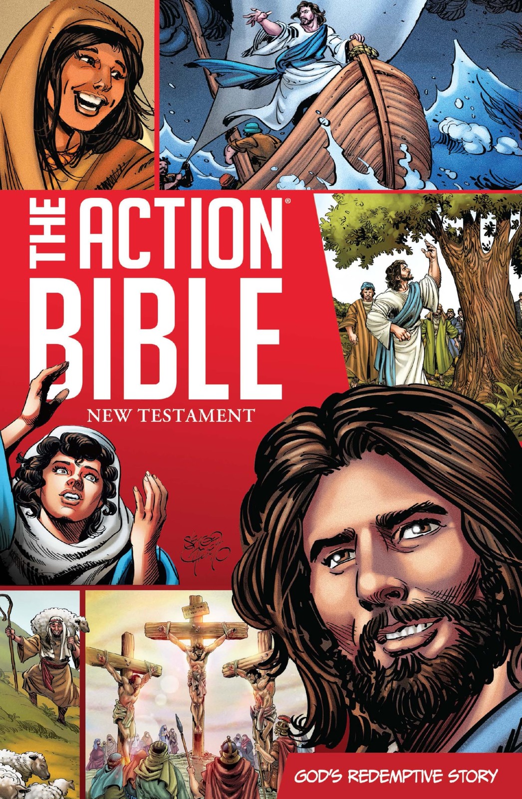The Action Bible New Testament: God&rsquo;s Redemptive Story (Action Bible Series)