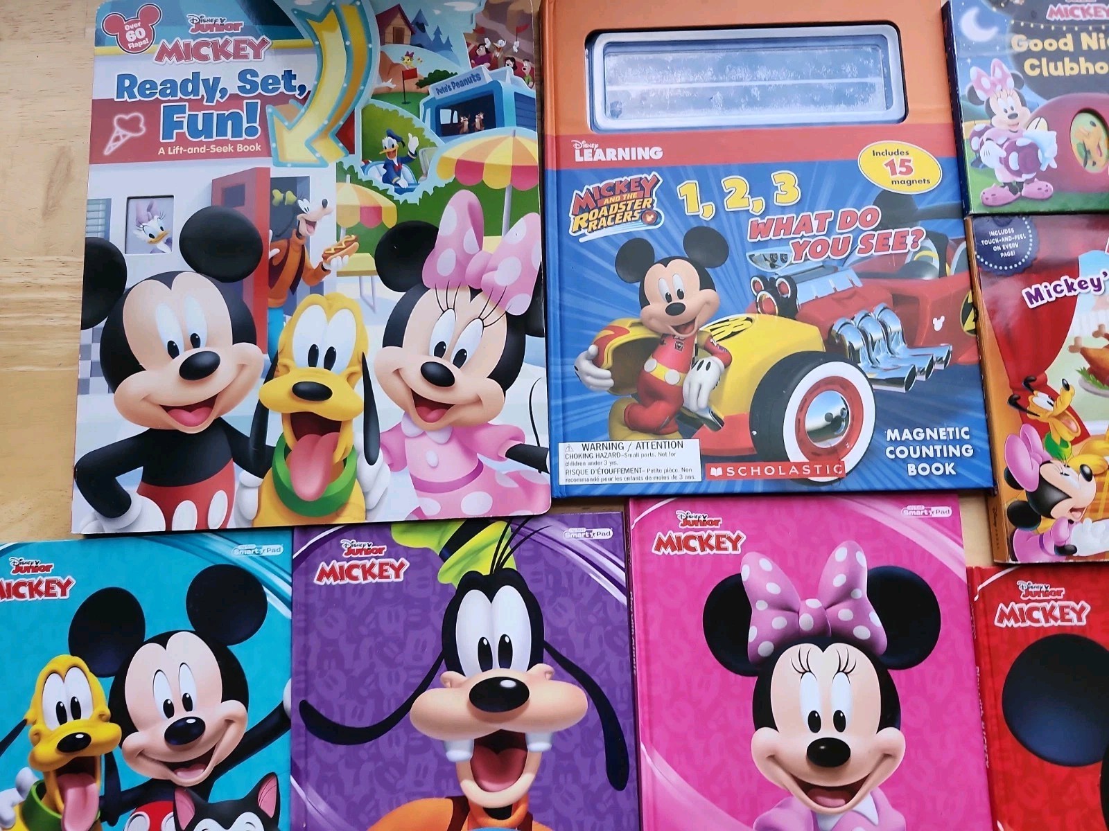 Disney Mickey Mouse Children&rsquo;s HC Book Lot Disney Junior Play With