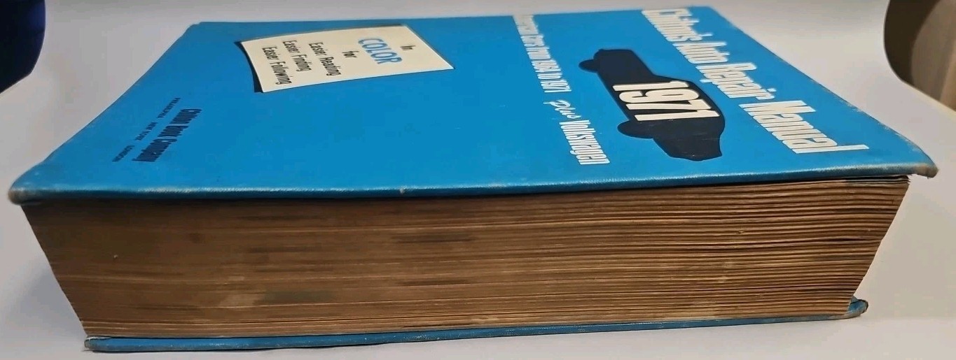 Chilton&rsquo;s Auto Repair Manual 1971 American Cars 1964 to 1971 Hardcover Edition