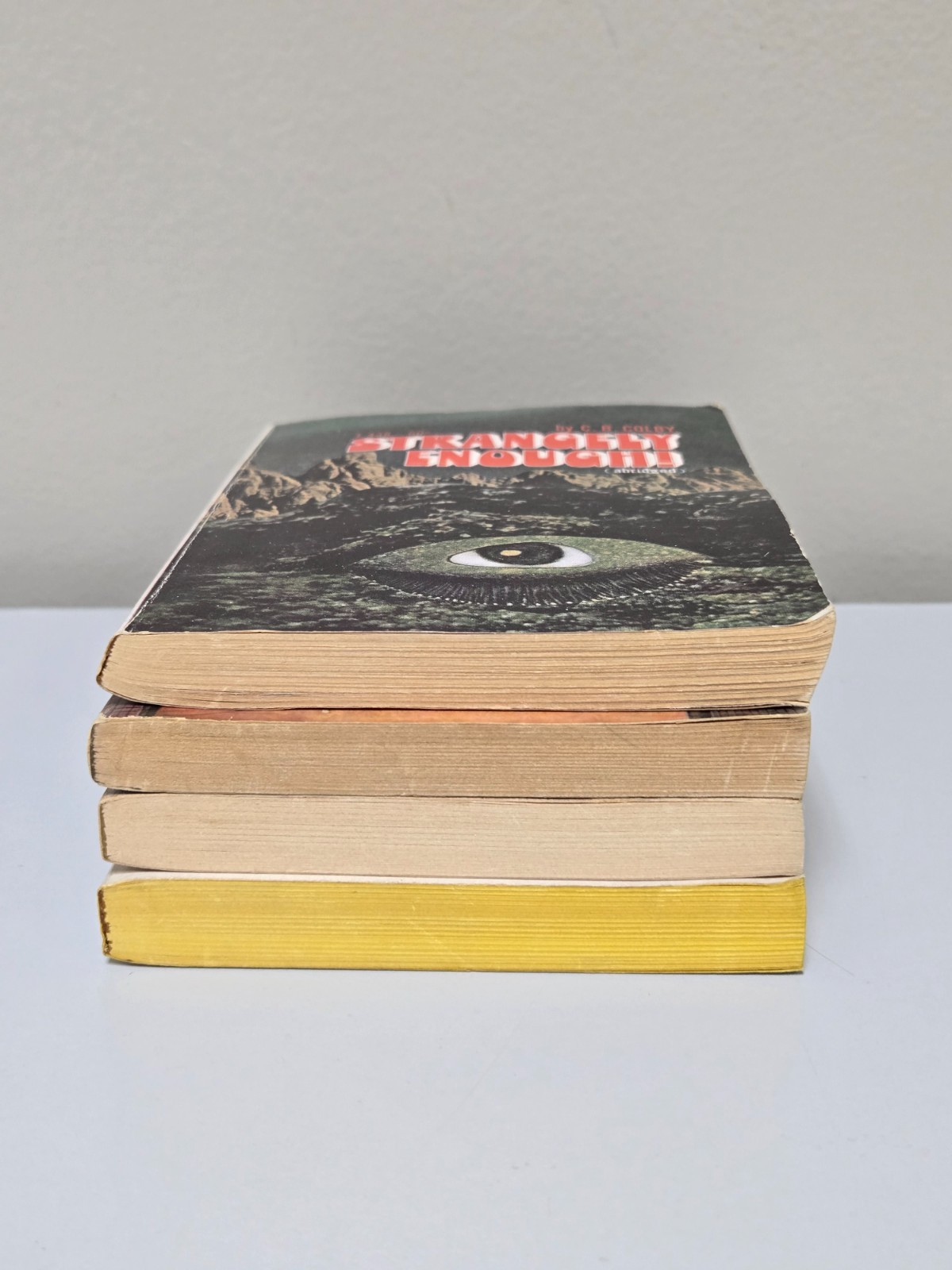 Vintage Teen Paperback Lot (4) Strange Enough! T 438 and others (1970&rsquo;s & 80&rsquo;s)