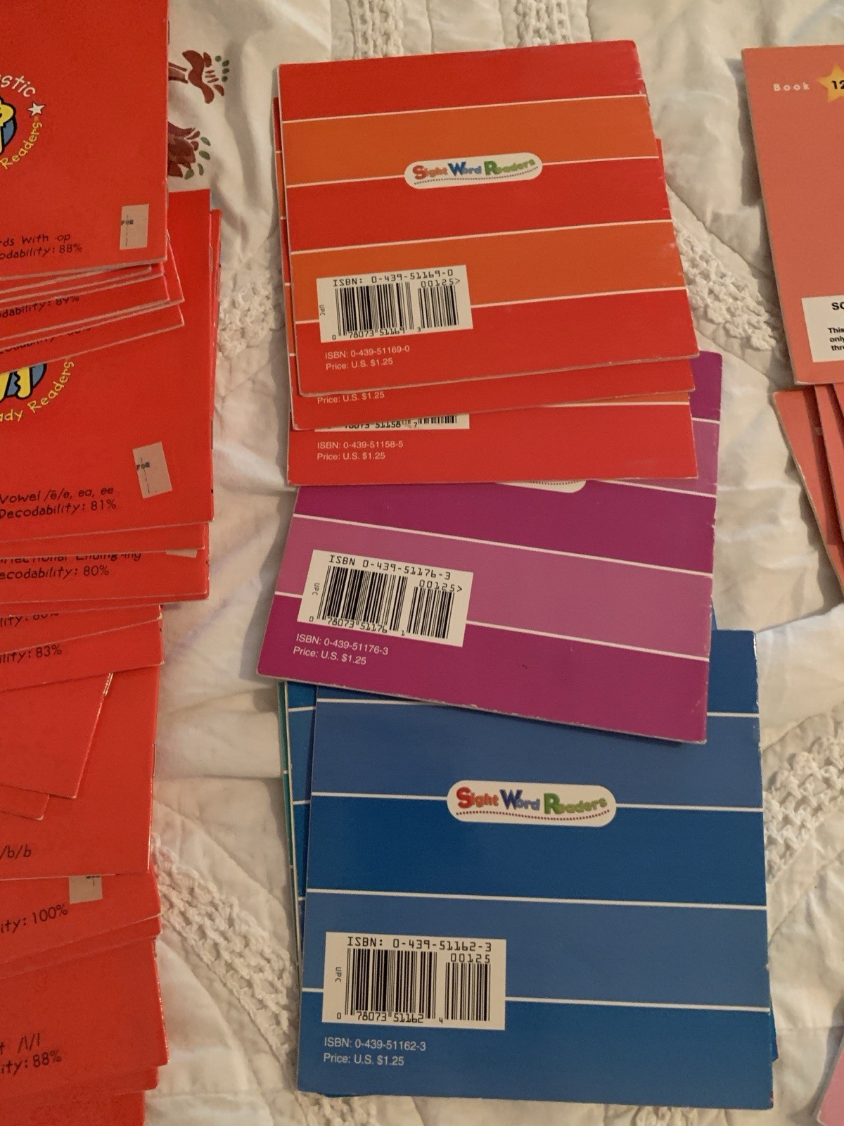 81 Kids Scholastic Readers Mostly Phonics & Some Sight