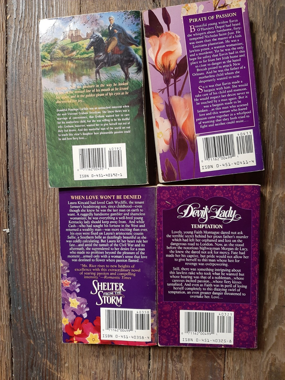 Four Patricia Rice Historical Romances. Early 1990&rsquo;s