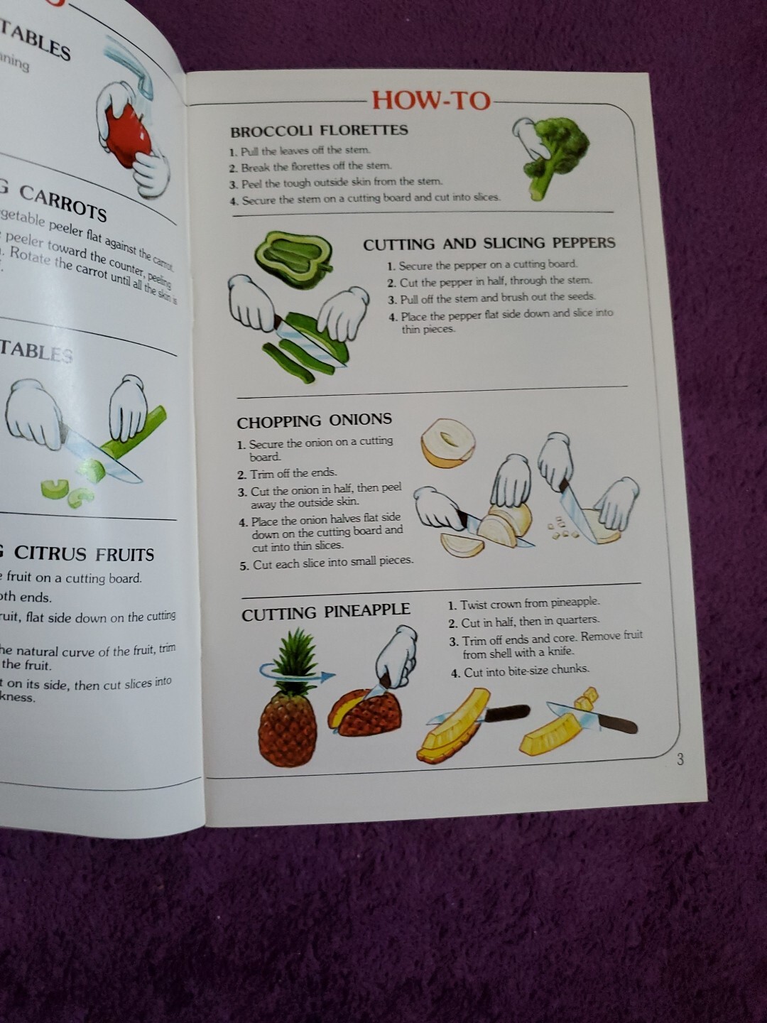 1992 Dole Fun With Fruits & Vegetables Kids Recipes Cookbook 44 pages