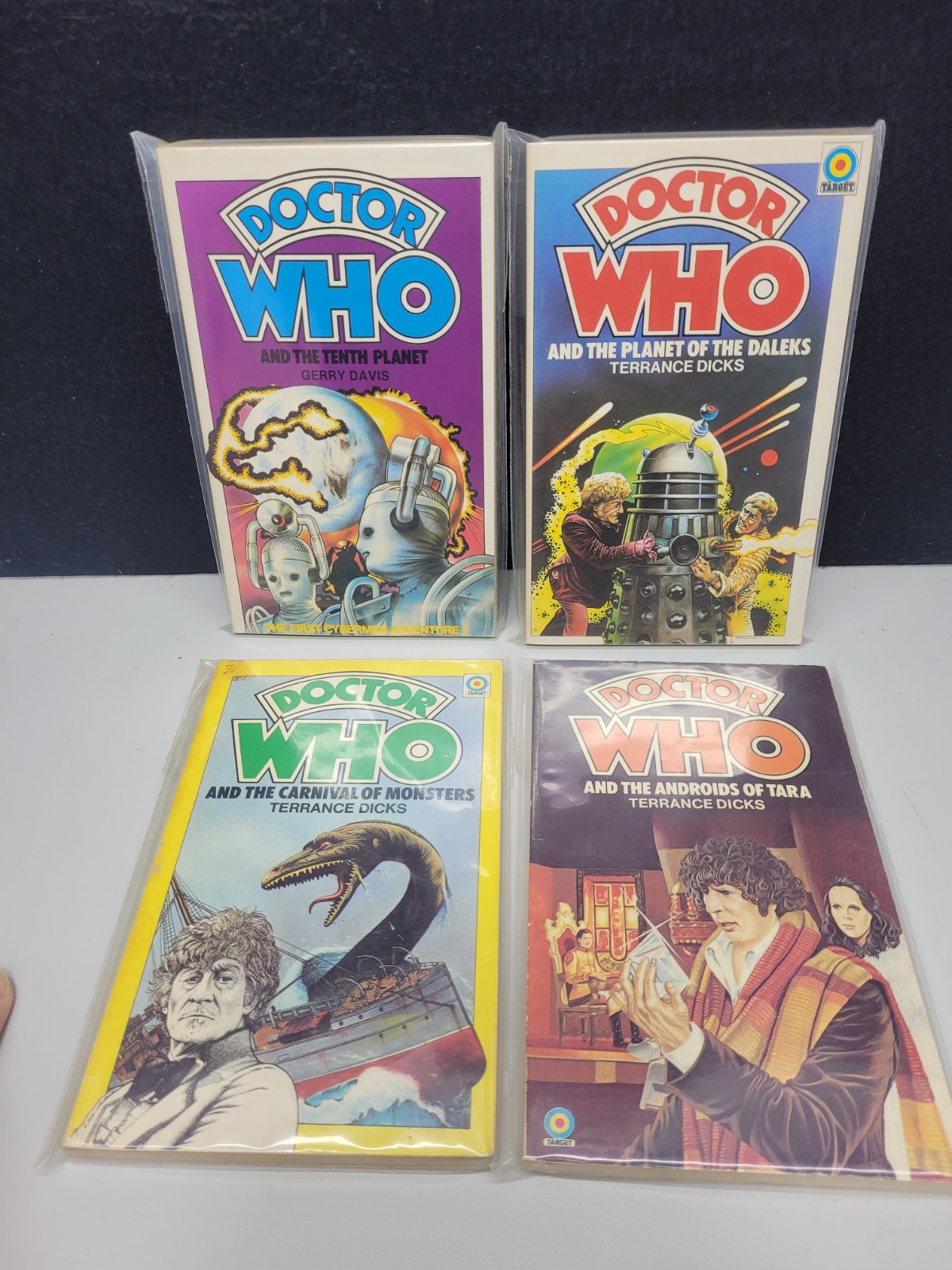 LOT #1 VTG 1980s Era (8) Doctor Who 1980&rsquo;s Target Paperback GOOD CONDITION!