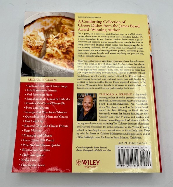 “Hot & Cheesy” Cookbook by Clifford A. Wright.
