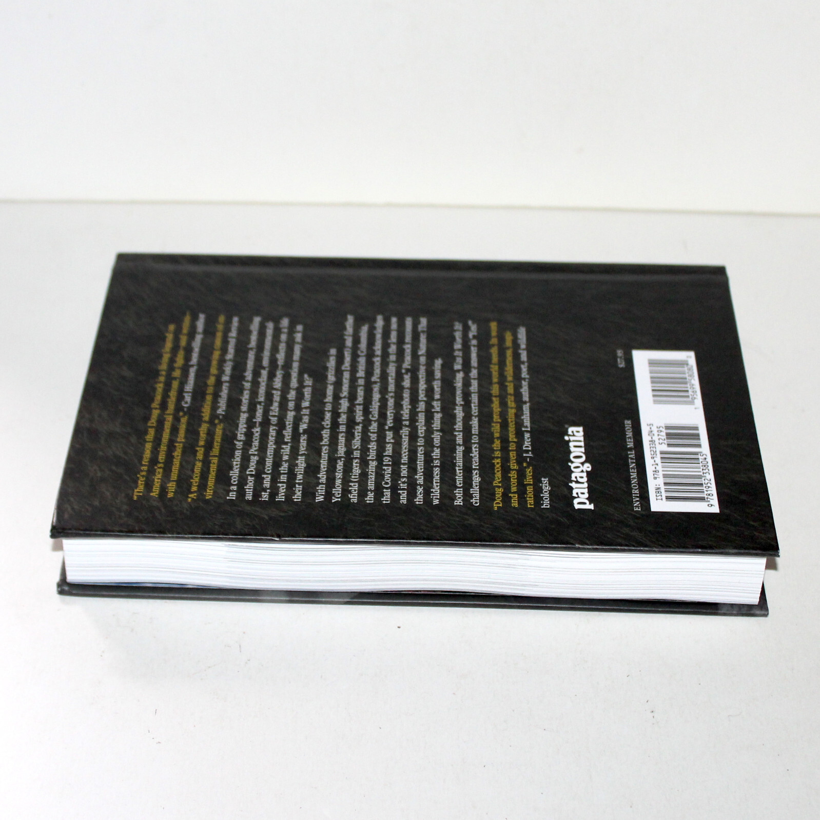 Was It Worth It? Doug Peacock 2022 Patagonia 1st Ed memoir wilderness nature
