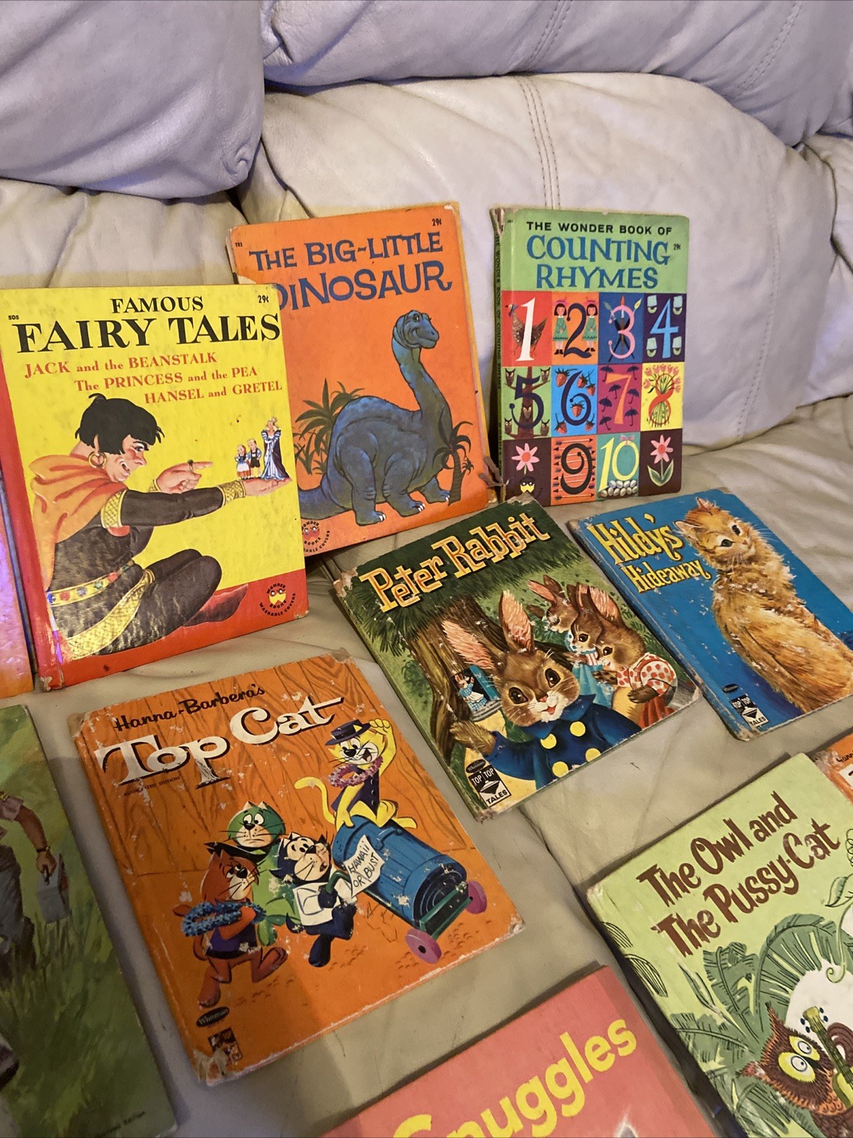Lot of 21 Vintage Children&rsquo;s Books 1950s 60s 70s Wonder Books Tip-top Rand Mcnal