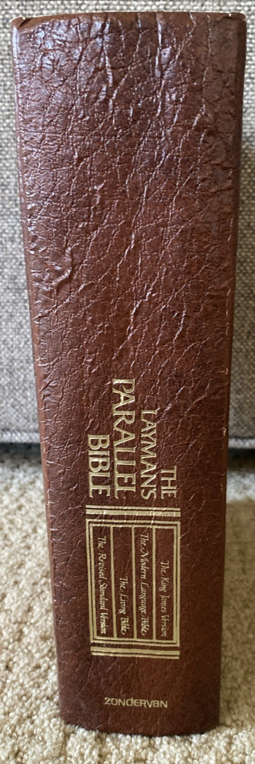 The Layman&rsquo;s Parallel Bible KJV, MLB, TLB, RSV 1973 Zondervan Hardcover