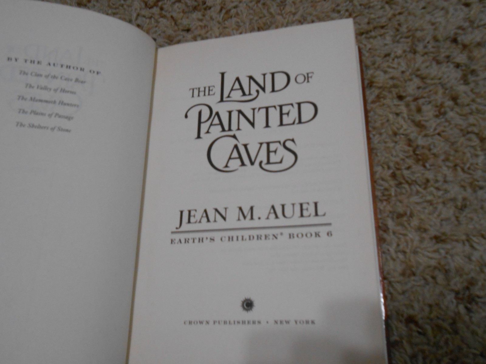 Jean M Auel EARTH&rsquo;S CHILDREN 6 Vo Set 3 BCE 2-1st/1st 1 SIGNED -HC/DJ 1GC-VGC