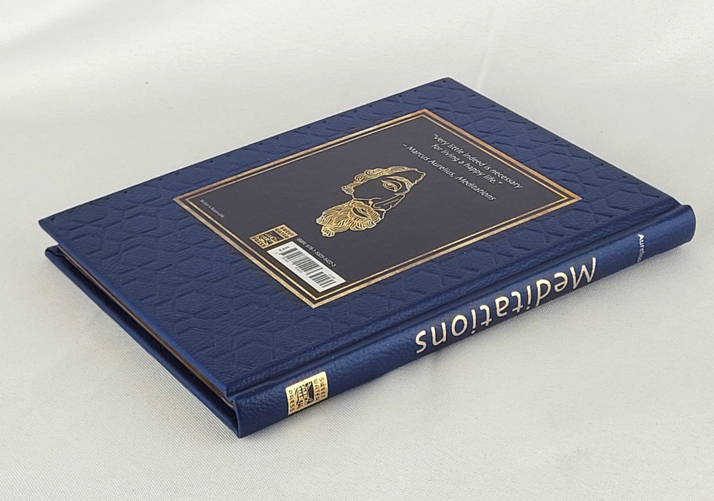 MEDITATIONS Marcus Aurelius (8&Prime;x6&Prime;) George Long Deluxe Faux Leather Bound Gilded