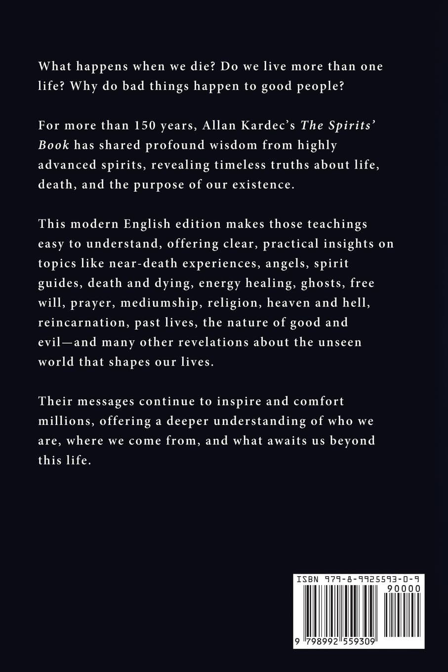 The Spirits&rsquo; Book: Modern English Edition: Teachings from Advanced Spirits on Go