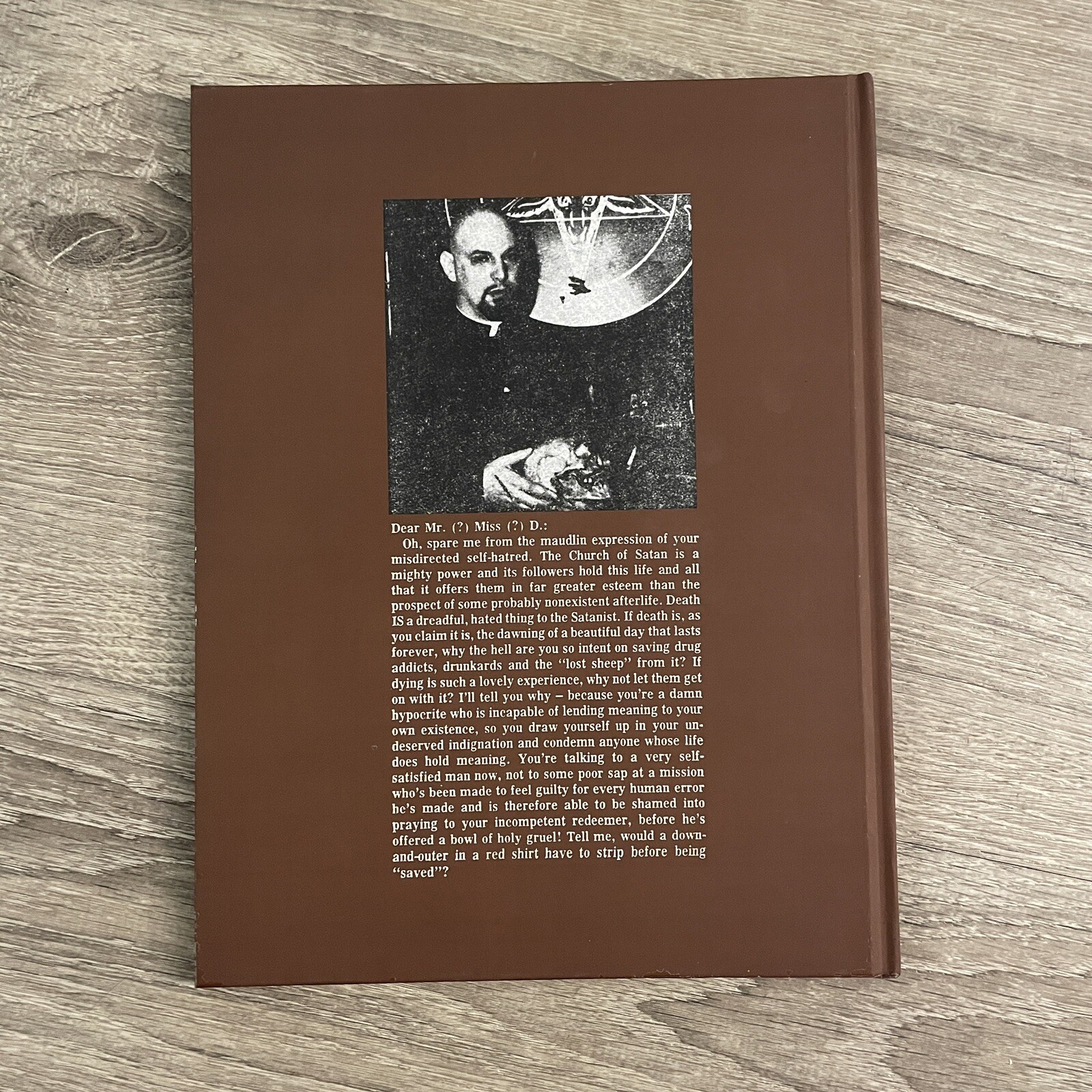Letters from the Devil: Lost Writing of Anton Szandor Lavey HARDCOVER