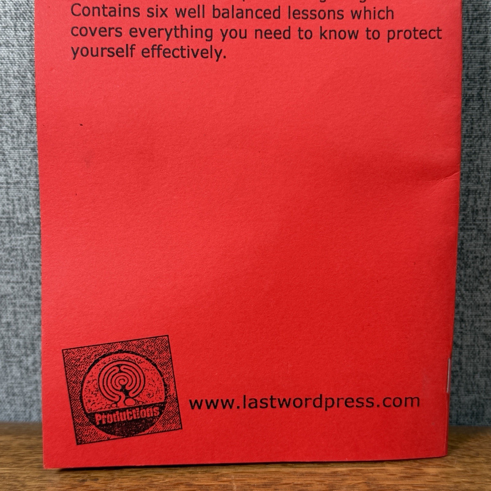 Original Hand to Hand Combat by Francois D&rsquo;Eliscu Last Word Press Pamphlet Book