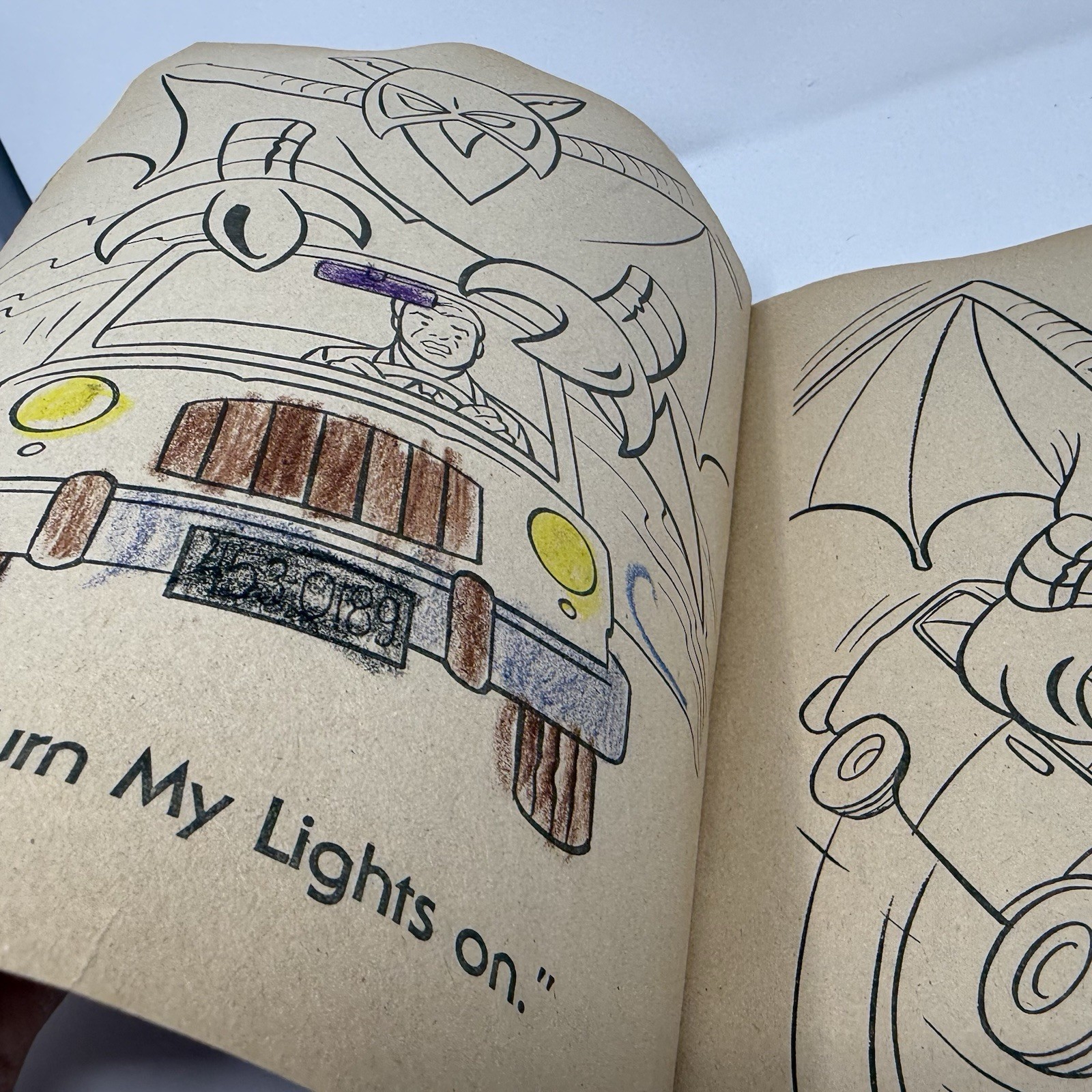 1978 SHOGUN WARRIORS Dragun The UFO Invasion Coloring Book