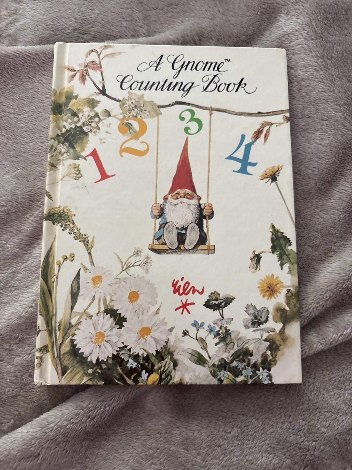 A Gnome Counting Book~By Will Huygen Illustrator Rien Poortvliet Harry Abrams VG