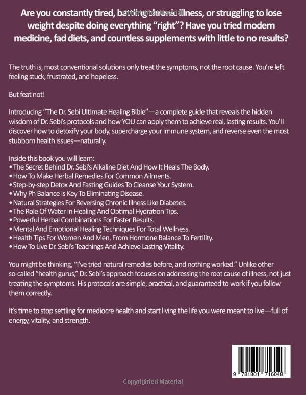 The Dr. Sebi Ultimate Healing Bible: [12 in 1] The Lost Books of Sebi&rsquo;s Natural