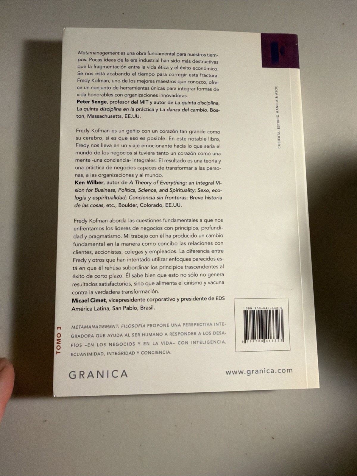 Like New, Metamanagement By F Kofman In Spanish, 2001 Highly Regarded Granica