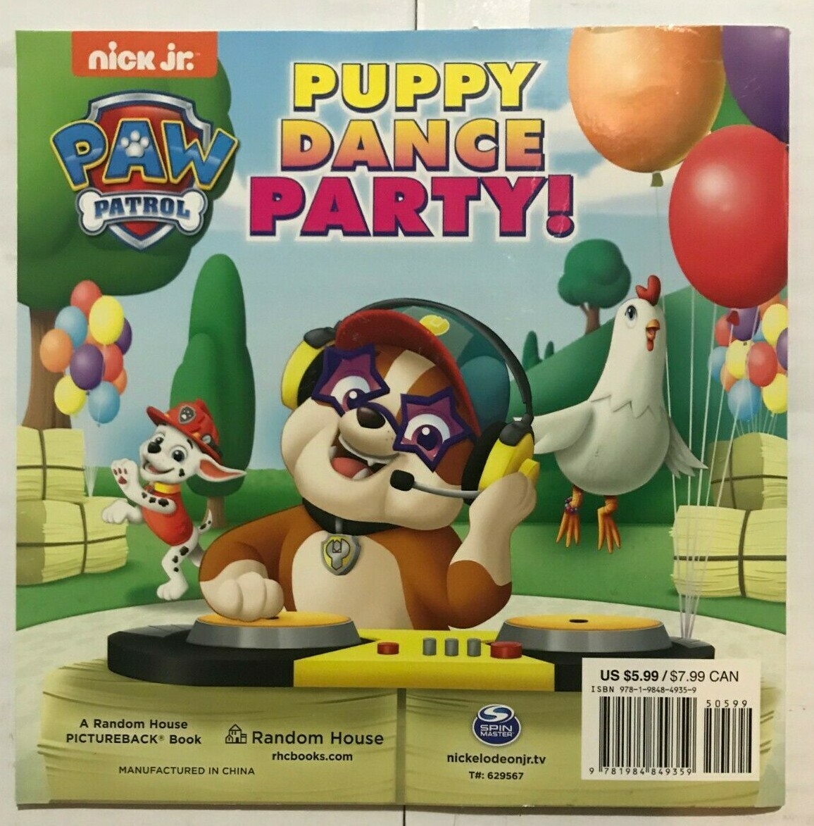 Puppy Dance Party! (PAW Patrol) (Pictureback(R)) Paperback – by Hollis James NEW