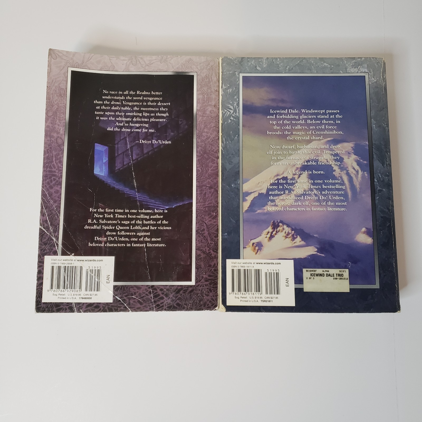 Forgotten Realms Collector&rsquo;s Ed PB Book Lot R.A. Salvatore Icewind Dale Drow