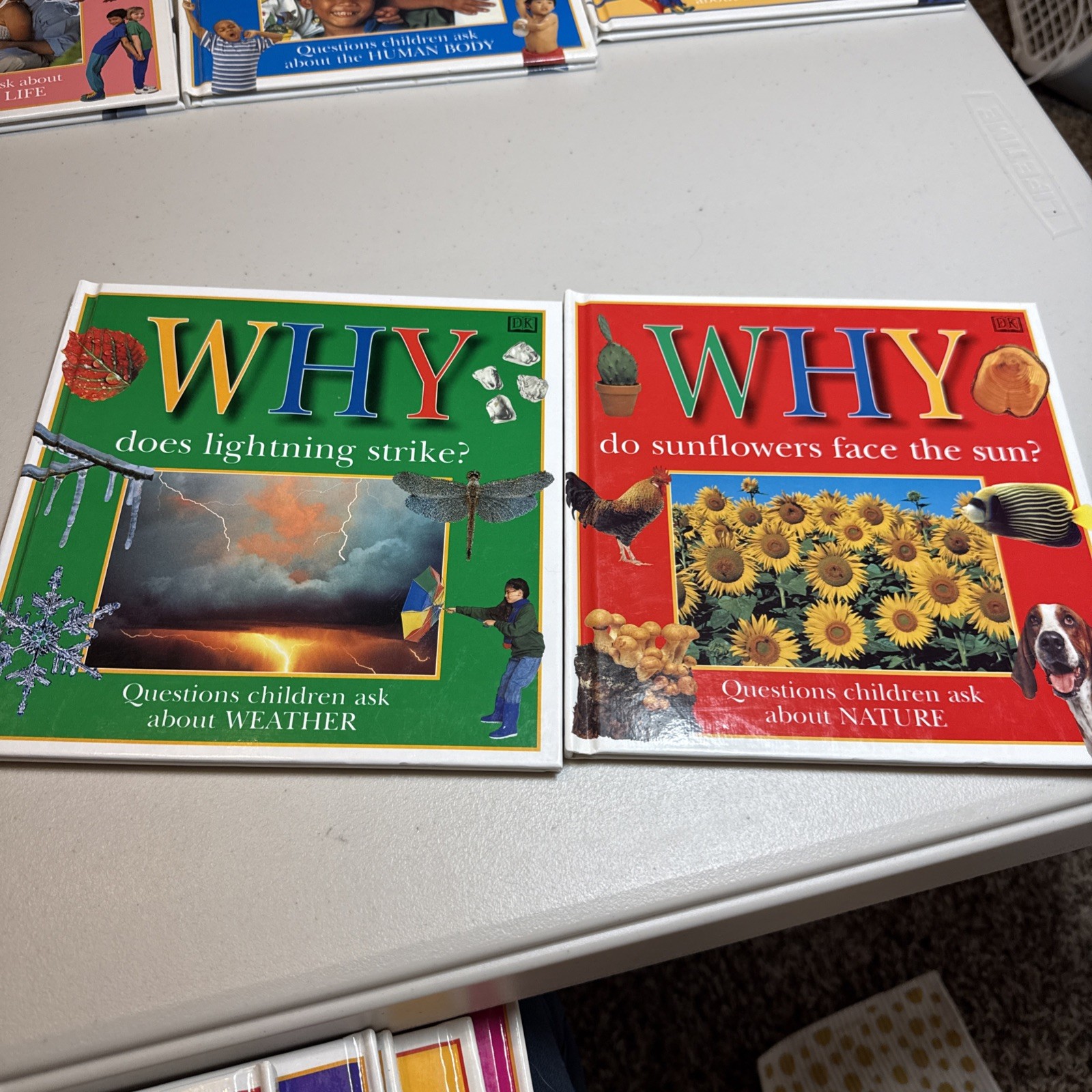 Vtg Lot Of 12 – Why? Questions Children Ask Children Books Series DK Publishing