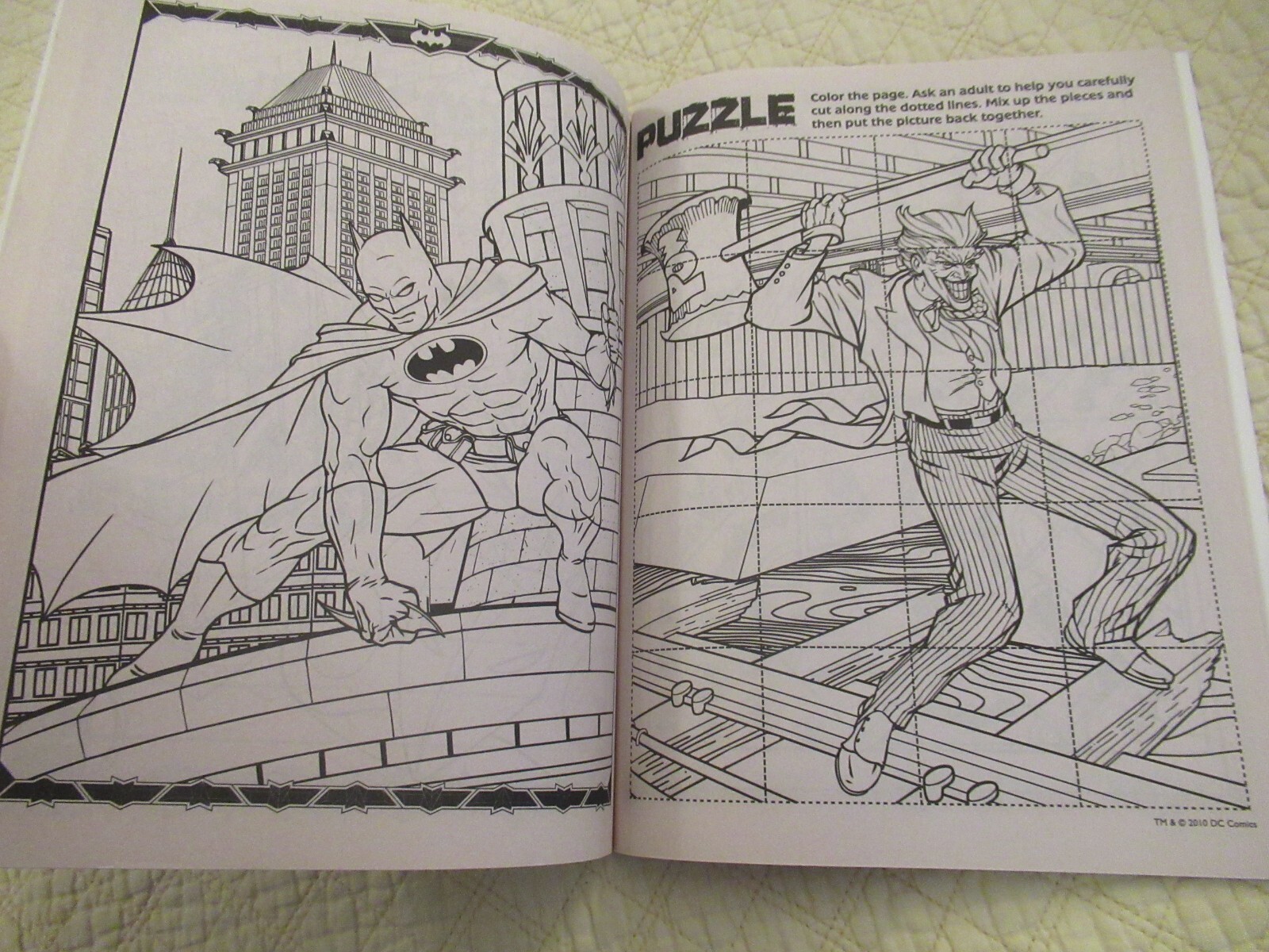 Batman Jumbo Coloring and Activity Books (2-Set) (2012) (Bendon, Inc.)