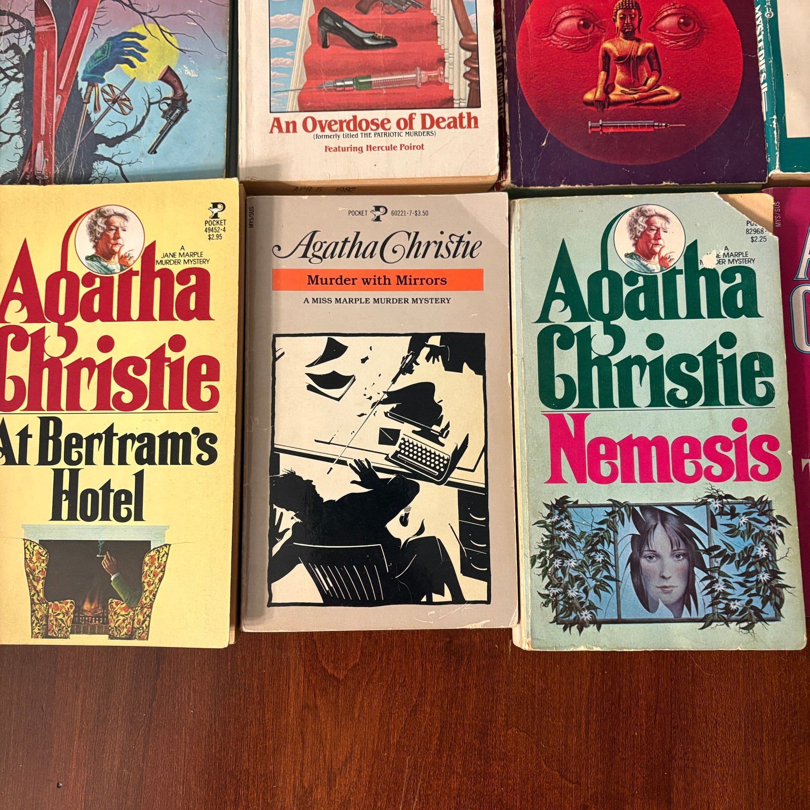 Lot 19 Vintage Agatha Christie PB Novels 1980s Marple Poirot Mystery Bundle