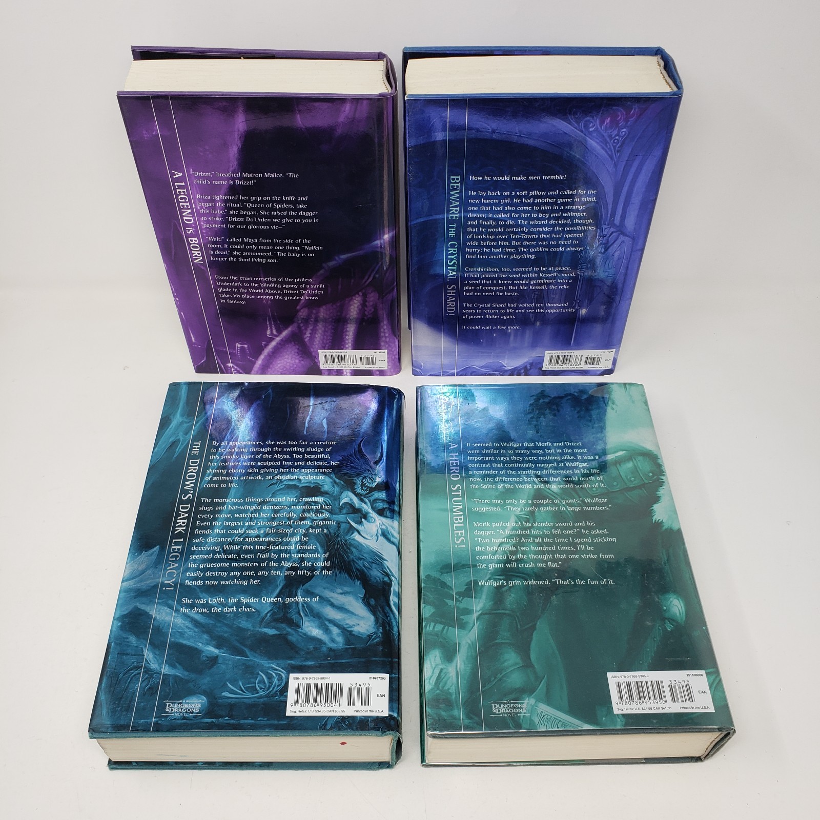 The Legend of Drizzt Collector&rsquo;s Edition Books 1-4 by R. A. Salvatore (HC, DJ)