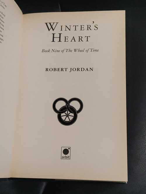 Robert Jordan Winter&rsquo;s Heart UK Hardcover Wheel of Time Very Good+ / Near Fine