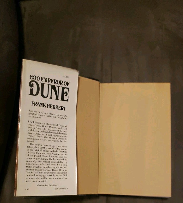 Frank Herbert God Emperor of Dune 1981 1st Edition HC/DJ Vintage