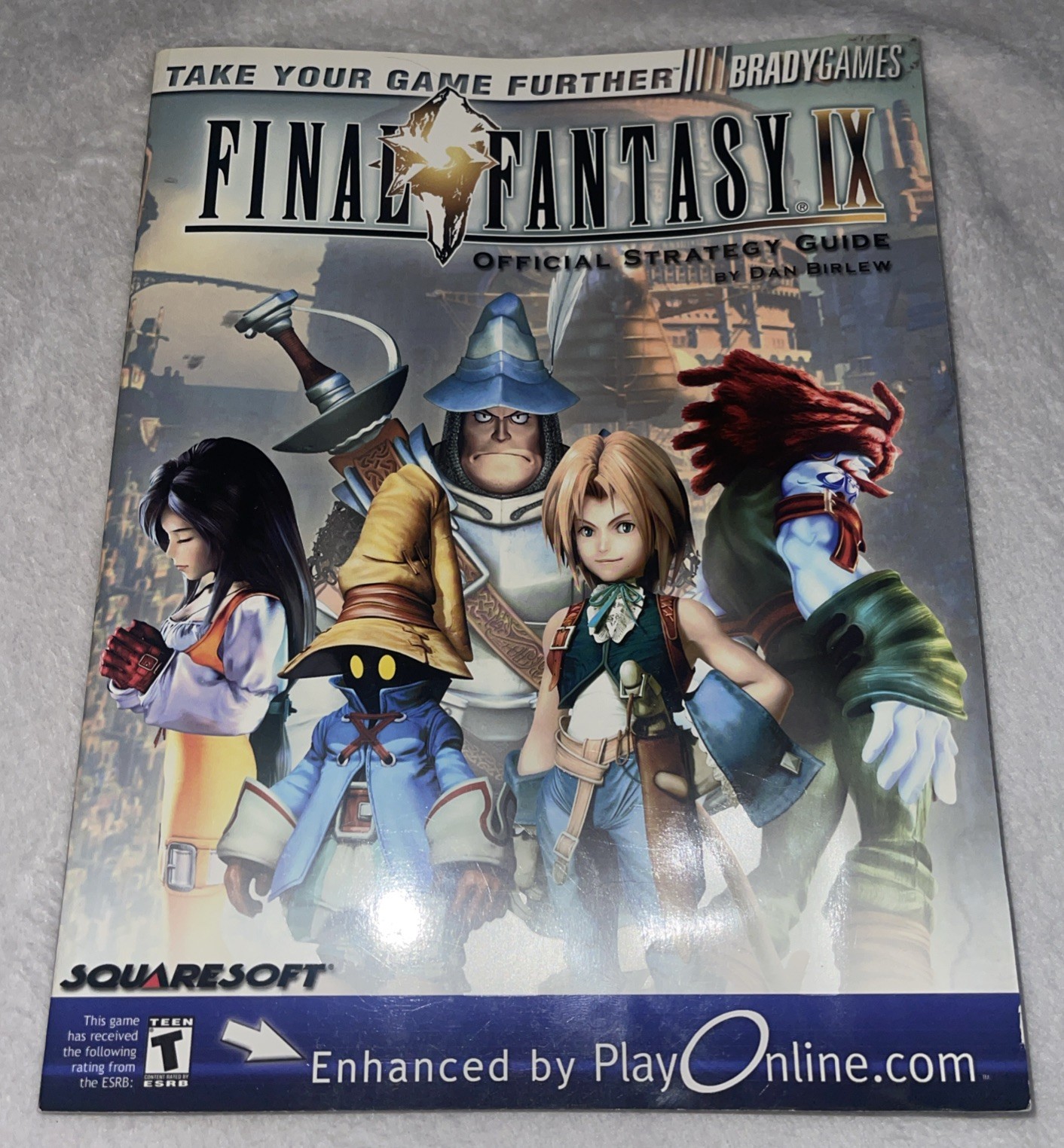 Final Fantasy IX Official Strategy Guide [2000] Brady Games Wavy Pages