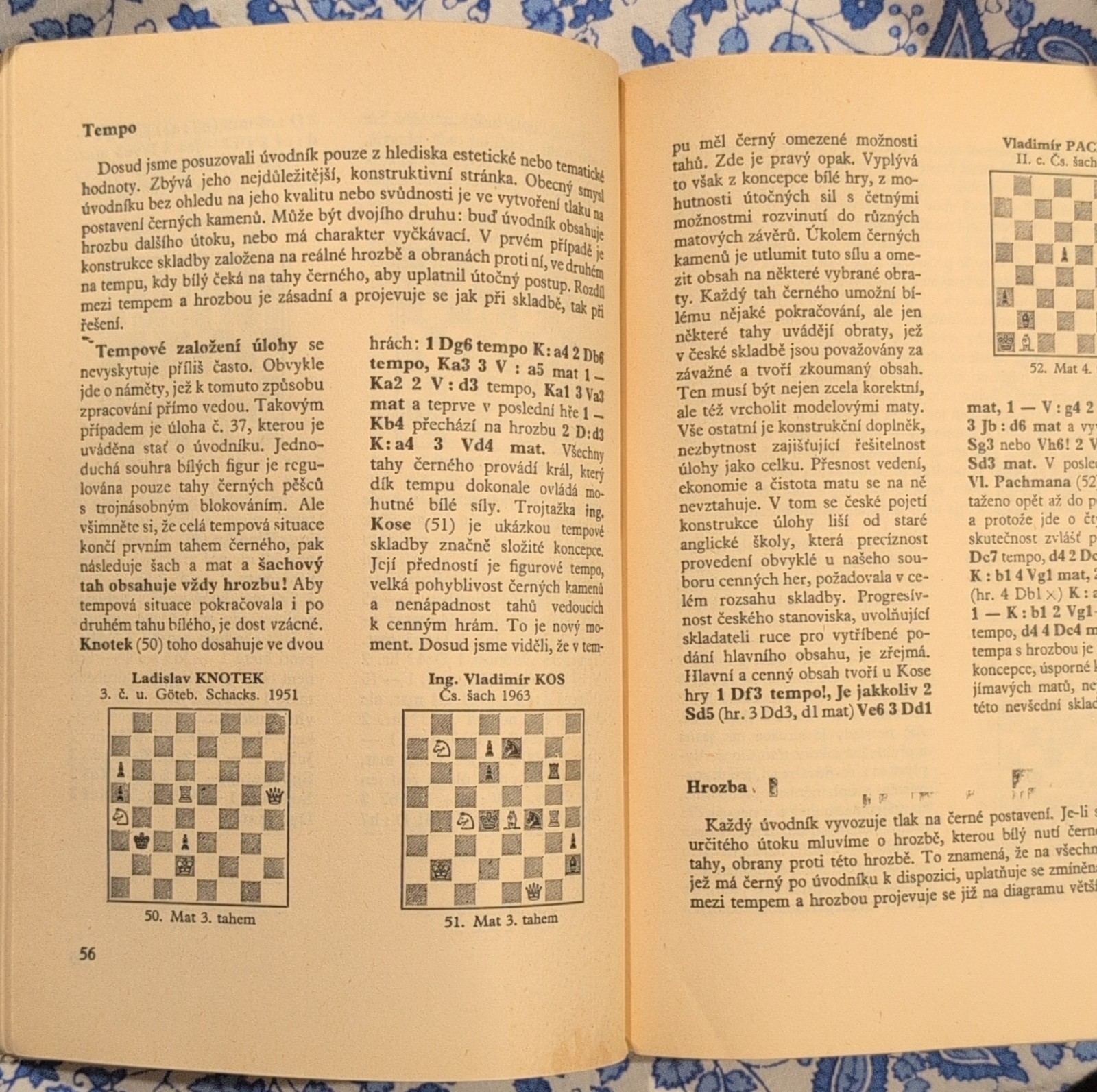 Luboš Kopáč Abeceda šachového problému Olympia Praha 1973 Czech PB