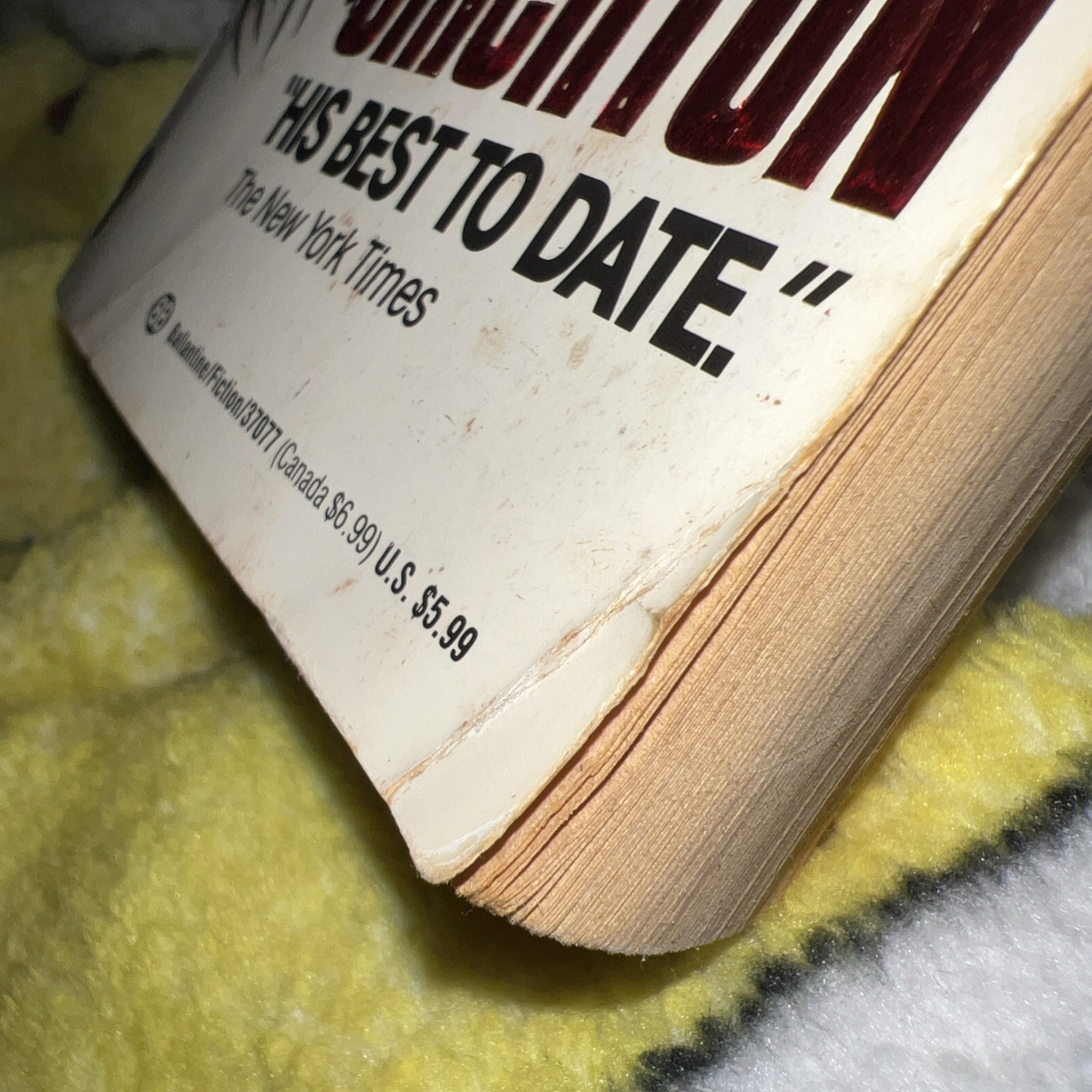 Jurassic Park by Michael Crichton 1991 Ballantine Paperback