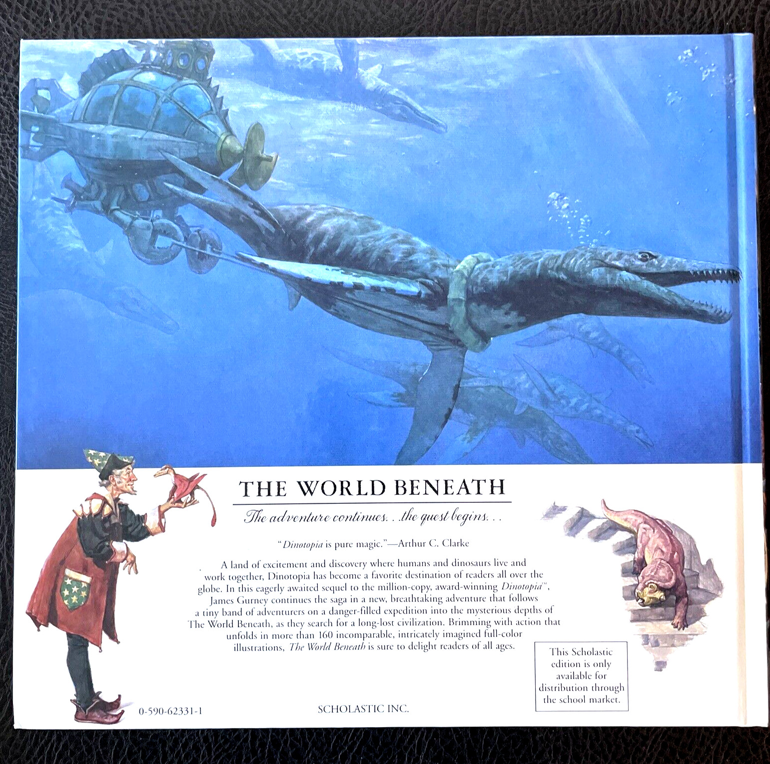 Dinotopia : The World Beneath by James Gurney (1995, Hardcover) 1st Print / Ed