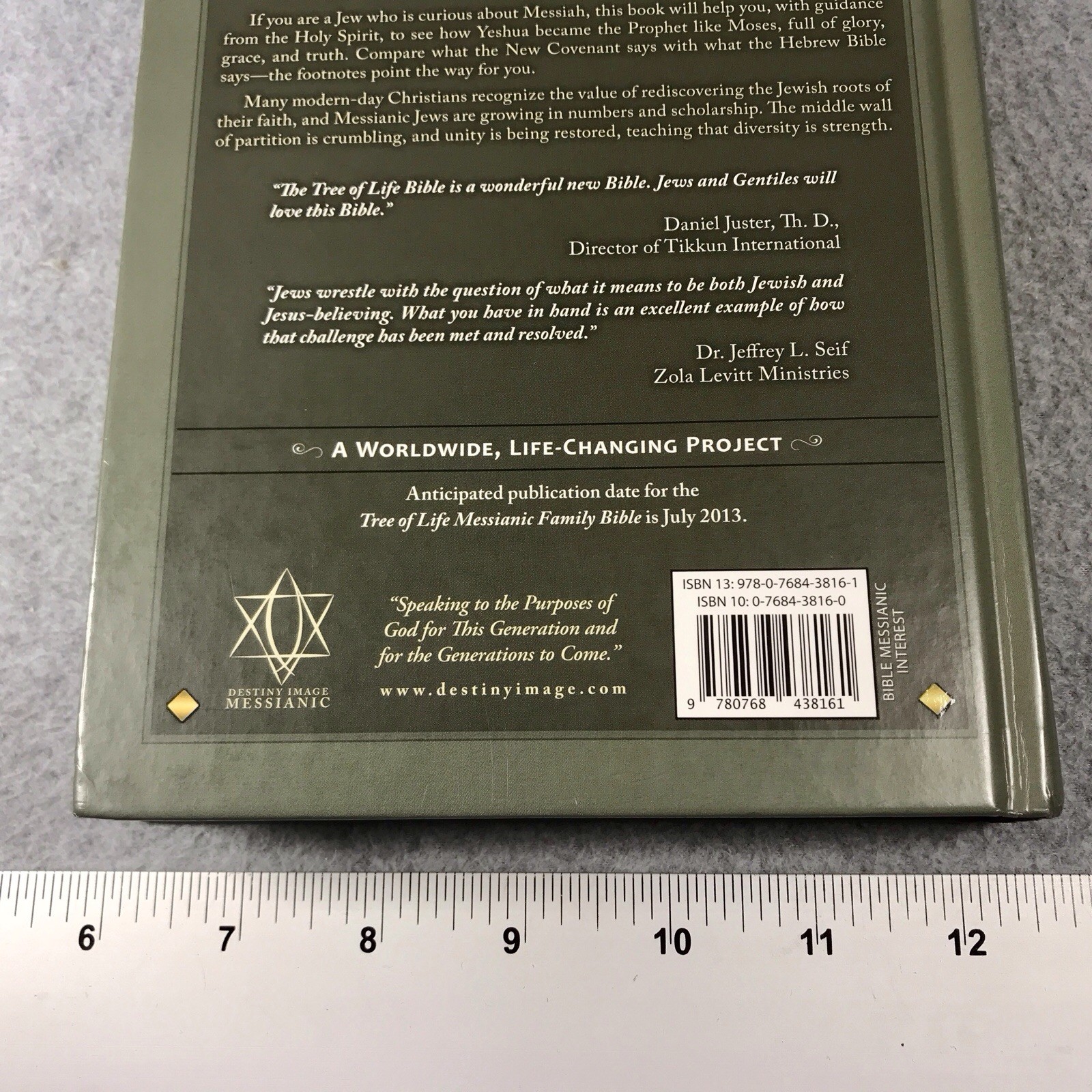 Tree of Life Bible: The New Covenant by Messianic Jewish Family Bible Hardcover